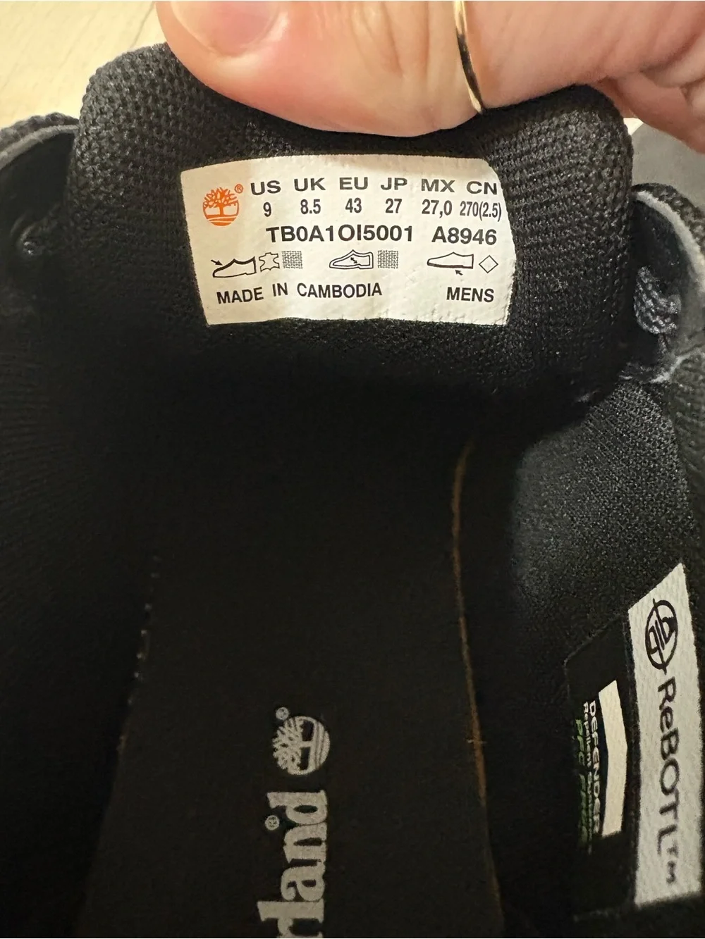 Timberland Davis Square Chukka boots Black